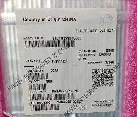 MKE04Z128VLH4 माइक्रोकंट्रोलर MCU 48MHz Kinetis KE04 मुख्यधारा ARM कॉर्टेक्स-M0 MCU LQFP-64