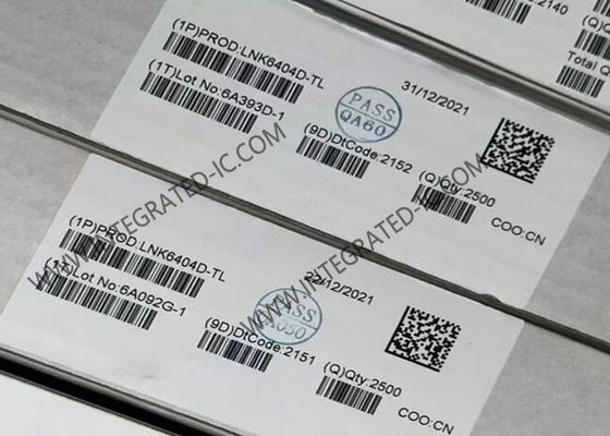 LNK6404D एकीकृत सर्किट चिप ऊर्जा-कुशल सटीक प्राथमिक पक्ष विनियमन सीवी/सीसी स्विचर