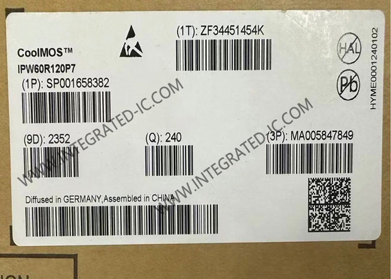 IPW60R120P7 एकीकृत सर्किट चिप 600V एन-चैनल पावर MOSFET ट्रांजिस्टर TO-247-3