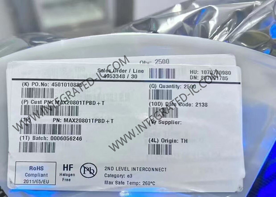 MAX20801TPBD एकीकृत सर्किट चिप 1.5V से 18V एमपीपी ट्रैकिंग डीसी-डीसी कनवर्टर