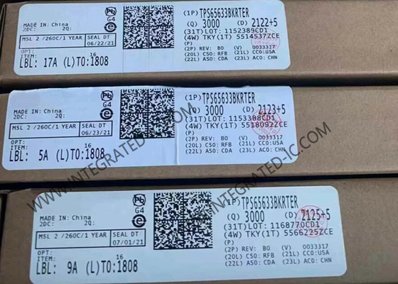 TPS65633BKRTER एकीकृत सर्किट चिप 4.5V से 4.8V उच्च VI कनवर्टर