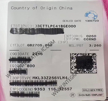 MKL33Z256VLH4 माइक्रोकंट्रोलर MCU Kinetis KL3 माइक्रोकंट्रोलर 32-बिट सिंगल-कोर MCU