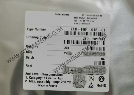 ZED-F9P-01B-01 वायरलेस संचार मॉड्यूल F9 उच्च परिशुद्धता GNSS मॉड्यूल LGA-54