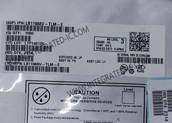 LB11988V एकीकृत सर्किट चिप प्रशंसक मोटर ड्राइवर 1.3A मोनोलिथिक डिजिटल आईसी