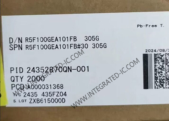 R5F100GEA101FB माइक्रोकंट्रोलर MCU RL78/G13 कम पावर हाई फंक्शन माइक्रोकंट्रोलर
