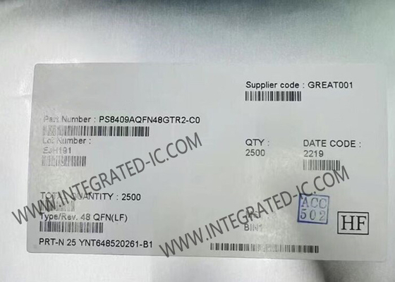 PS8409AQFN48GTR2-C0 इंटीग्रेटेड सर्किट चिप 6 Gbps HDMITM 2.0 Jitter सफाई रिपीटर