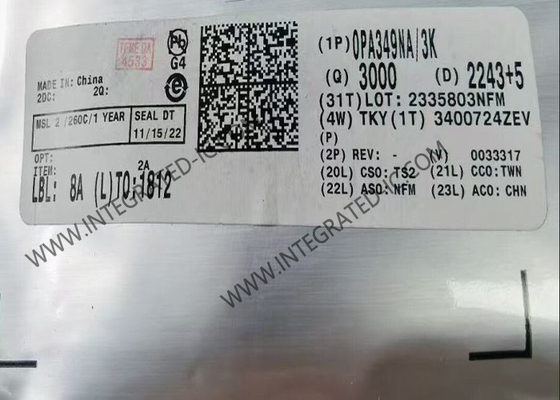 OPA349NA एकीकृत सर्किट चिप 70kHz रेल-टू-रेल सीएमओएस ऑपरेशनल एम्पलीफायर SOT-23-5