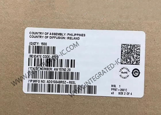 ADG1334BRSZ एकीकृत सर्किट चिप 33V क्वाड एसपीडीटी एनालॉग स्विच SSOP-20 पैकेज