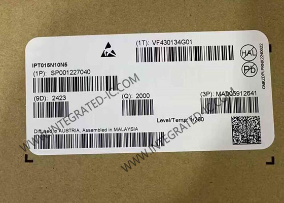 N चैनल IPT015N10N5 100V पावर ट्रांजिस्टर 8-पॉवरएसएफएन इंटीग्रेटेड सर्किट चिप