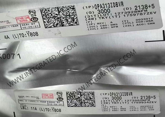 OPA313IDBVR एकीकृत सर्किट चिप एकल 5.5V 1MHz 50μA RRIO परिचालन एम्पलीफायर