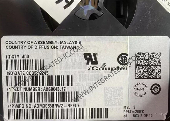 ADM3053BRWZ एकीकृत सर्किट चिप पृथक CAN ट्रांससीवर SOIC-20 CAN FD ट्रांससीवर