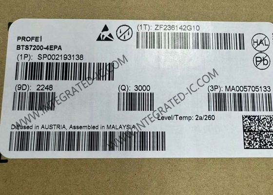 एकीकृत सर्किट चिप BTS7200-4EPA 4 आउटपुट 1A स्मार्ट हाई साइड पावर स्विच