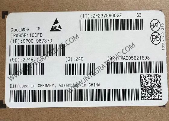 IPW65R110CFD एकीकृत सर्किट चिप 650V एन-चैनल पावर MOSFET ट्रांजिस्टर TO-247-3