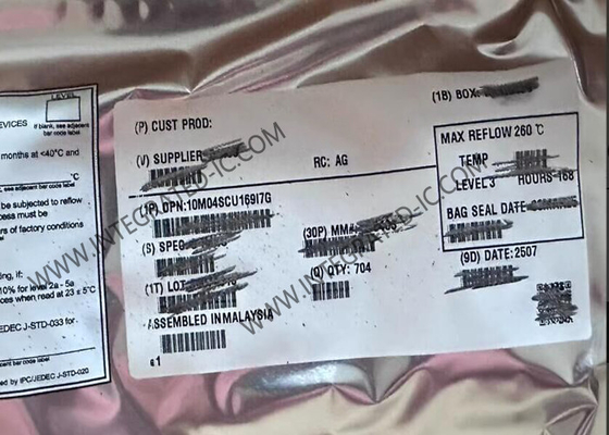 फील्ड प्रोग्राम करने योग्य गेट सरणी 10M04SCU169I7G MAX 10 गैर-विलायक FPGA एकीकृत सर्किट 450MHz