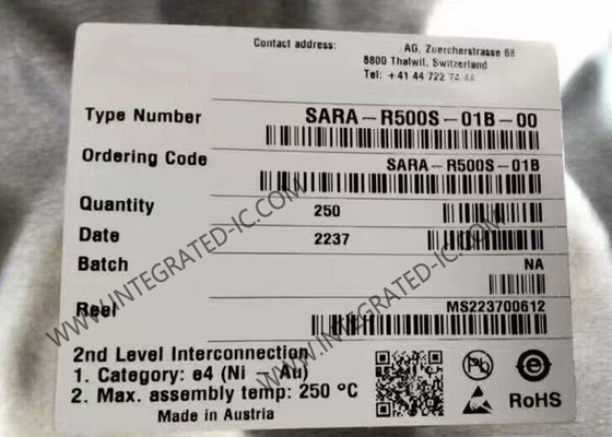 वायरलेस कम्युनिकेशन मॉड्यूल SARA-R500S-01B 2.1GHz 23dBm LTE-M और NB-IoT मॉड्यूल