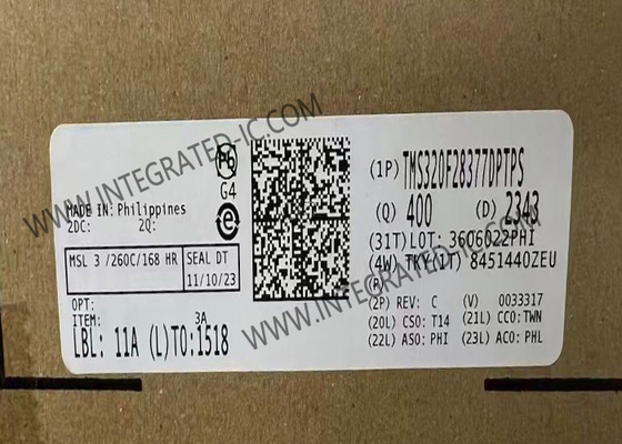 TMS320F28377DTPPS 32-बिट डुअल-कोर 200MHz 1MB कार्यात्मक सुरक्षा माइक्रोकंट्रोलर IC