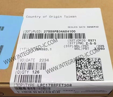 माइक्रोकंट्रोलर MCU LPC1788FET208 ARM Cortex-M3 सिंगल-कोर माइक्रोकंट्रोलर आईसी