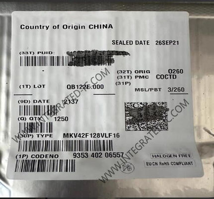 MKV42F128VLF16 माइक्रोकंट्रोलर MCU KV4x मोटर/पावर कन्वर्शन MCU आधारित Arm Cortex-M4