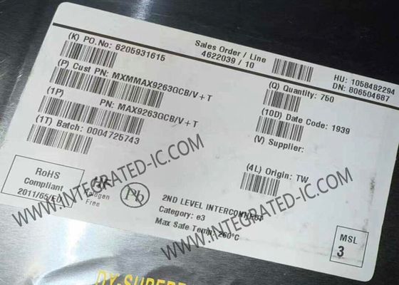 MAX9263GCB इंटीग्रेटेड सर्किट चिप 2.5Gbps गीगाबिट मल्टीमीडिया सीरियल लिंक सीरियलाइज़र
