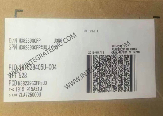 M38239GCFP माइक्रोकंट्रोलर MCU एकल चिप 8-बिट 10MHz माइक्रोकंट्रोलर 80-QFP