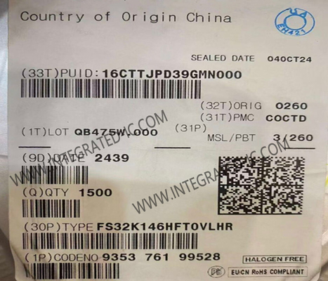 FS32K146HFT0VLHR माइक्रो कंट्रोलर MCU ARM Cortex M4F S32K माइक्रो कंट्रोलर IC 32Bit MCU