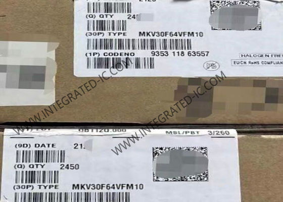 MKV30F64VFM10 माइक्रोकंट्रोलर MCU ARM कॉर्टेक्स M4 Kinetis KV माइक्रोकंट्रोलर IC 32 बिट MCU