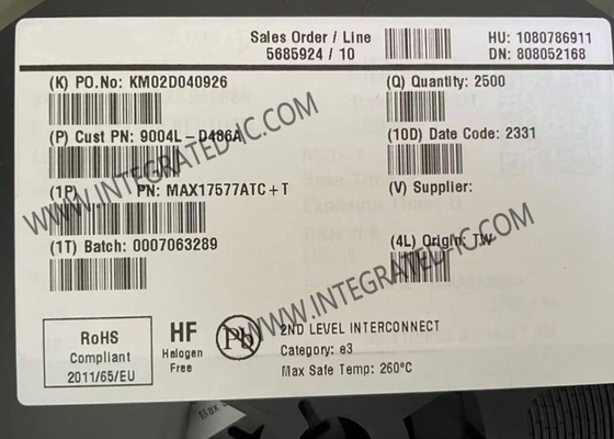 एकीकृत सर्किट चिप MAX17577ATC 1A उच्च दक्षता सिंक्रोनस TDFN12