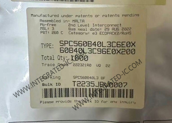SPC560B40L3C6E0X माइक्रोकंट्रोलर 32 बिट MCU सिंगल कोर फ्लैश 100-LQFP