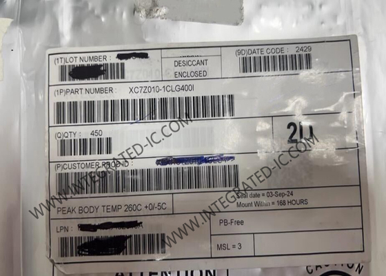 सामान्य उद्देश्य XC7Z010-1CLG400I 28K लॉजिक सेल फील्ड प्रोग्राम करने योग्य गेट सरणी