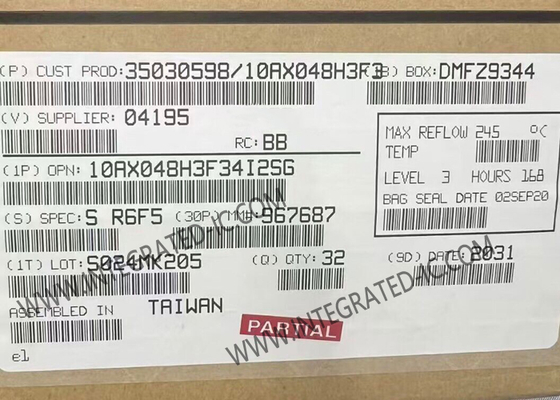 10AX048H3F34I2SG फ़ील्ड प्रोग्राम करने योग्य गेट सरणी एरिया 10 GX 480 FPGA FBGA1152 एरिया 10 FPGA