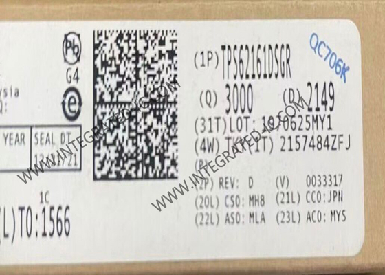 TPS62161DSGR इंटीग्रेटेड सर्किट चिप 1A स्टेप डाउन कन्वर्टर्स DCS कंट्रोल के साथ