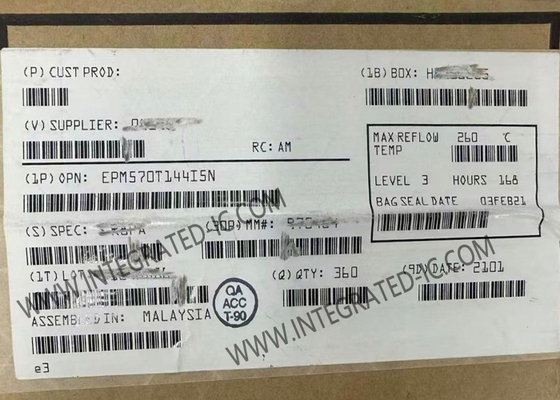 EPM570T144I5N फील्ड प्रोग्राम करने योग्य गेट सरणी MAX II जटिल प्रोग्राम करने योग्य तर्क उपकरण TQFP-144