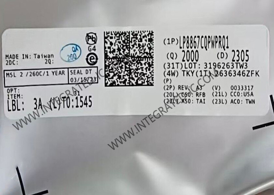 एकीकृत सर्किट चिप LP8867CQPWPRQ1 120mA 4-चैनल ऑटोमोटिव एलईडी ड्राइवर