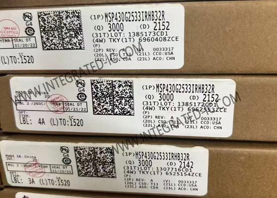 MSP430G2533IRHB32R माइक्रो कंट्रोलर MCU 16Bit MCU 16MHz मिश्रित सिग्नल माइक्रो कंट्रोलर