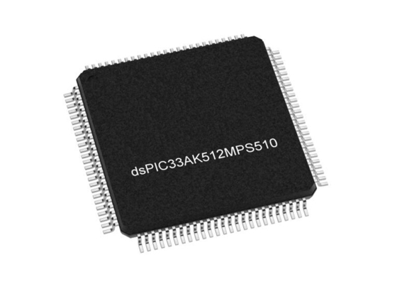 DSPIC33AK512MPS510-I/PT माइक्रोकंट्रोलर MCU 32 बिट डिजिटल सिग्नल नियंत्रक TQFP100