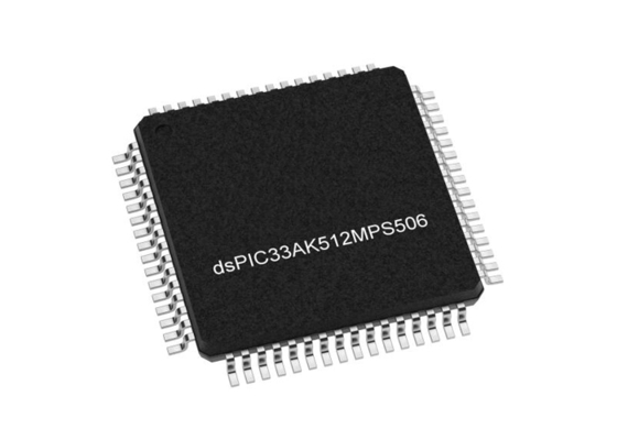DSPIC33AK512MPS506-I/PT माइक्रो कंट्रोलर MCU डिजिटल सिग्नल कंट्रोलर 32Bit DSPIC33A DSC