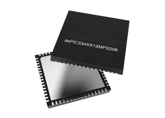 DSPIC33AK512MPS206-I/M7 Microcontroller MCU Digital Signal Controllers VQFN64 32Bit DSC