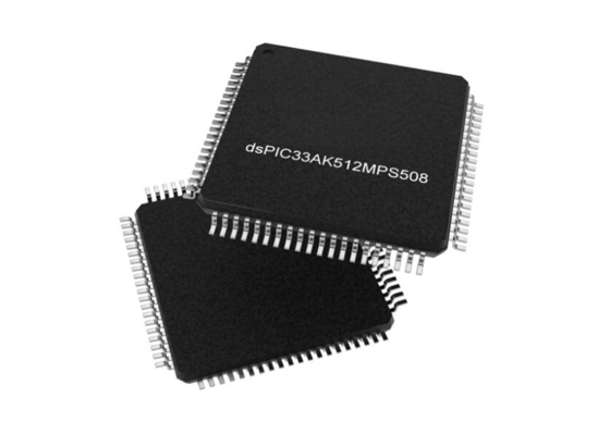 DSPIC33AK512MPS508-I/PT माइक्रो कंट्रोलर MCU 200MHz उच्च प्रदर्शन 32बिट सिंगल कोर DSC