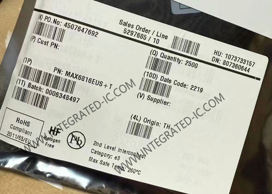 MAX6816EUS एकीकृत सर्किट चिप 15kV ईएसडी-संरक्षित एकल सीएमओएस स्विच डिबॉन्सर