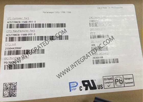 सेंसर आईसी ACS770KCB-150B-PFF-T 150A थर्मलली वर्धित करंट सेंसर आईसी