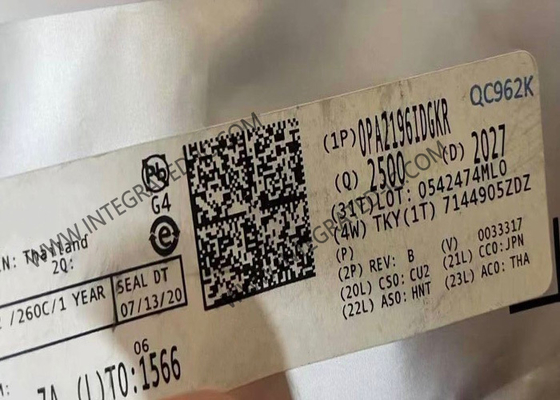 OPA2196IDGKR एकीकृत सर्किट चिप दोहरी 36V कम शक्ति कम ऑफसेट वोल्टेज रेल-टू-रेल परिचालन एम्पलीफायर