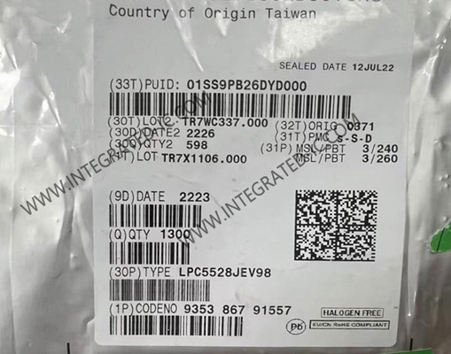 LPC5528JEV98 माइक्रोकंट्रोलर MCU मुख्यधारा ARM कॉर्टेक्स-M33 माइक्रोकंट्रोलर