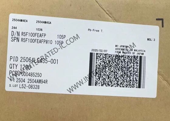 R5F100FEAFP माइक्रो कंट्रोलर MCU 32MHz RL78/G13 माइक्रो कंट्रोलर IC 16Bit MCU LQFP44