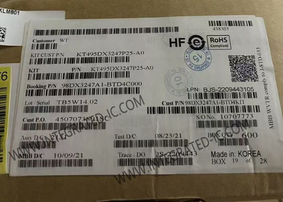 98DX3247A1-BTD4C000 ईथरनेट आईसी 1GbE प्रेस्टेरा DX ईथरनेट स्विच BGA पैकेज में