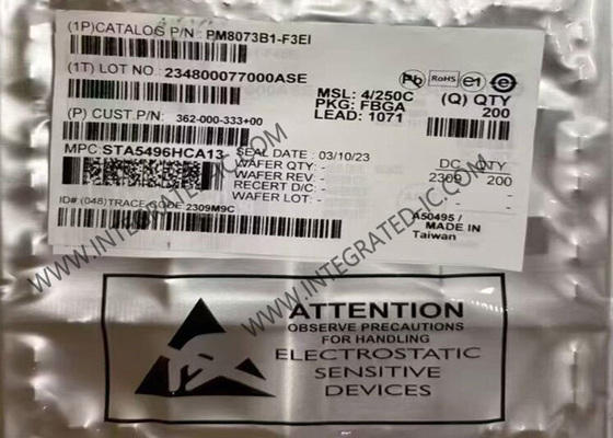 PM8073B1-F3EI एकीकृत सर्किट चिप 16-पोर्ट 12 Gbps Tachyon SAS/SATA प्रोटोकॉल नियंत्रक