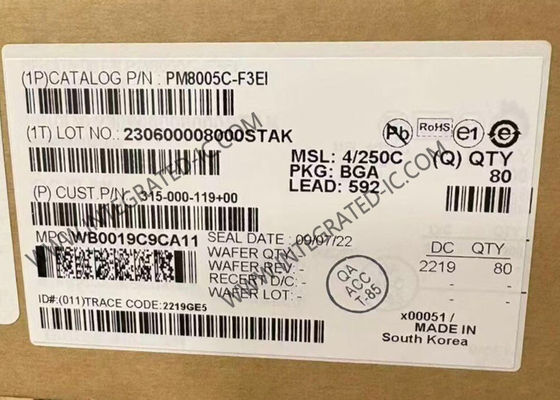 PM8005C-F3EI इंटीग्रेटेड सर्किट चिप 36 पोर्ट SAS एक्सपेंडर 6GB I/O एक्सपेंडर BGA592