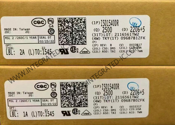 ISO1540DR एकीकृत सर्किट चिप 2500Vrms कम शक्ति द्विदिशात्मक I2C अलगाव