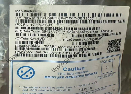 फील्ड प्रोग्राम करने योग्य गेट सरणी LCMXO3LF-2100C-6BG256C 2112LUTs फील्ड प्रोग्राम करने योग्य गेट सरणी 400MHz CSFBGA-256