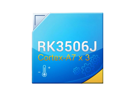 RK3506J AI प्रोसेसर चिप AIoT प्रोसेसर ट्रिपल कोर कोर्टेक्स A7 प्रोसेसर