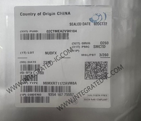 माइक्रोकंट्रोलर MCU MIMXRT1172AVM8A 32-बिट सिंगल-कोर 800MHz ARM कॉर्टेक्स-M7 माइक्रोकंट्रोलर